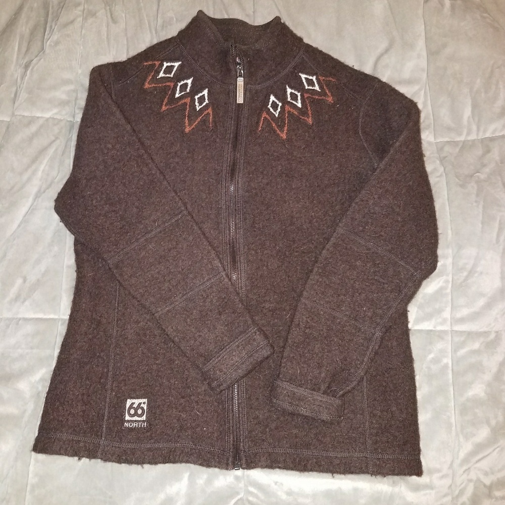 66 North Wool Zip up Jacket